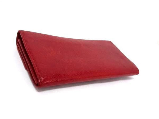 CARTIER カルティエ 長財布 ラブコレクション レッド系 レザー レディース 二つ折り 美品