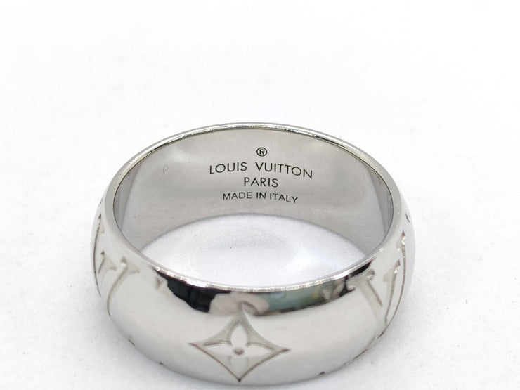 LOUIS VUITTON ルイヴィトン リング 指輪 M62485 シルバー系 メタル ユニセックス 美品