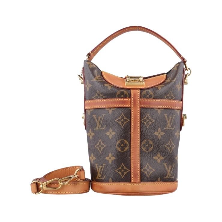 LOUIS VUITTON ルイヴィトン ハンドバッグ ダッフルバッグ M43587 ブラウン系 モノグラム レディース 2WAY ショルダーバッグ ゴールド金具
