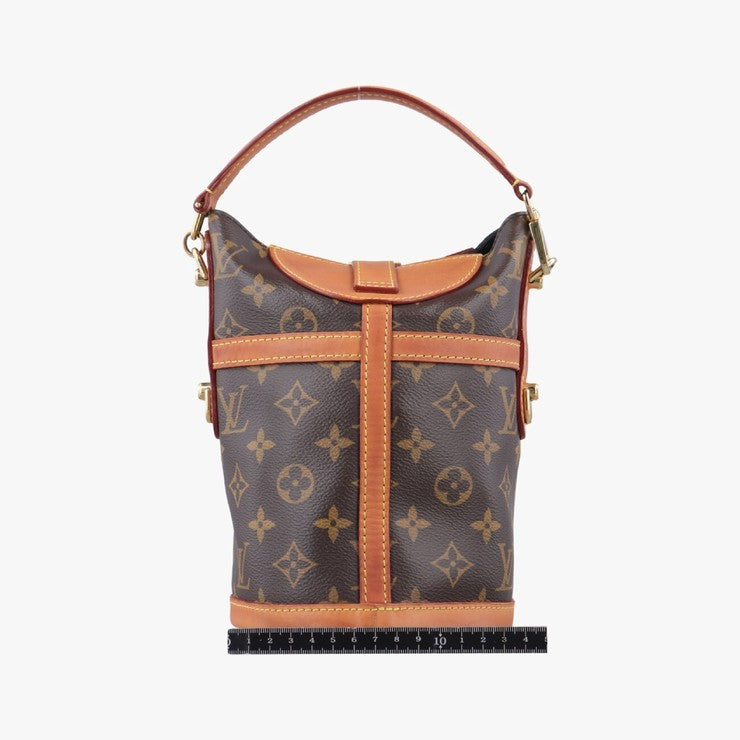 LOUIS VUITTON ルイヴィトン ハンドバッグ ダッフルバッグ M43587 ブラウン系 モノグラム レディース 2WAY ショルダーバッグ ゴールド金具