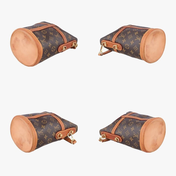 LOUIS VUITTON ルイヴィトン ハンドバッグ ダッフルバッグ M43587 ブラウン系 モノグラム レディース 2WAY ショルダーバッグ ゴールド金具
