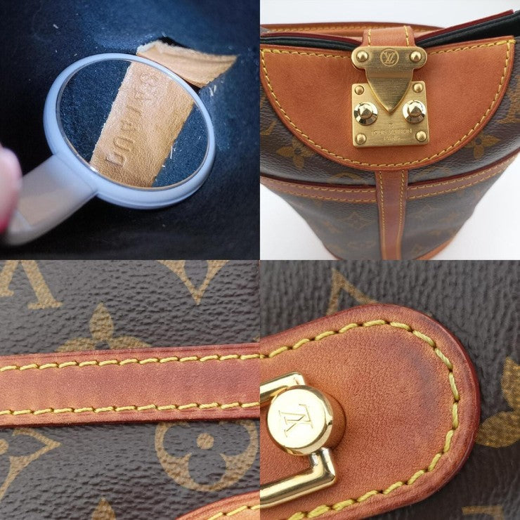 LOUIS VUITTON ルイヴィトン ハンドバッグ ダッフルバッグ M43587 ブラウン系 モノグラム レディース 2WAY ショルダーバッグ ゴールド金具
