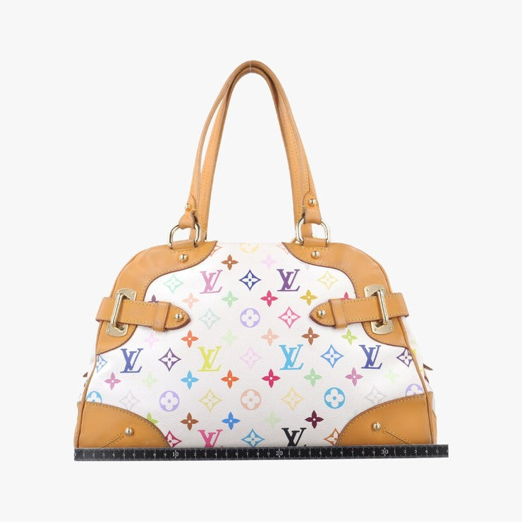 LOUIS VUITTON ルイヴィトン ハンドバッグ クラウディア M40193 ブロン系 モノグラム マルチカラー レディース ゴールド金具