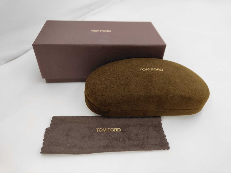 TOM FORD トムフォード サングラス TF1052-K クリアゴールド系 プラスチック ユニセックス ウェリントン 美品