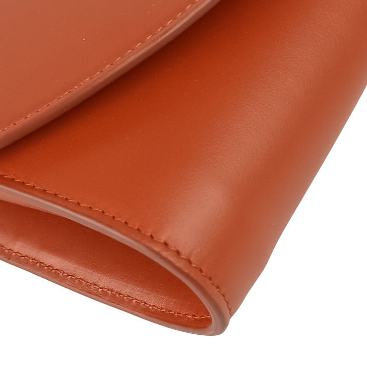 CHRISTIAN LOUBOUTIN クリスチャン ルブタン ショルダーバッグ LOUBI54 WALLET ON A R689 ROUQUINE TU 1235118 オレンジ系 レザー レディース チェーンウォレット ルビ54 ゴールド金具 新品未使用展示品