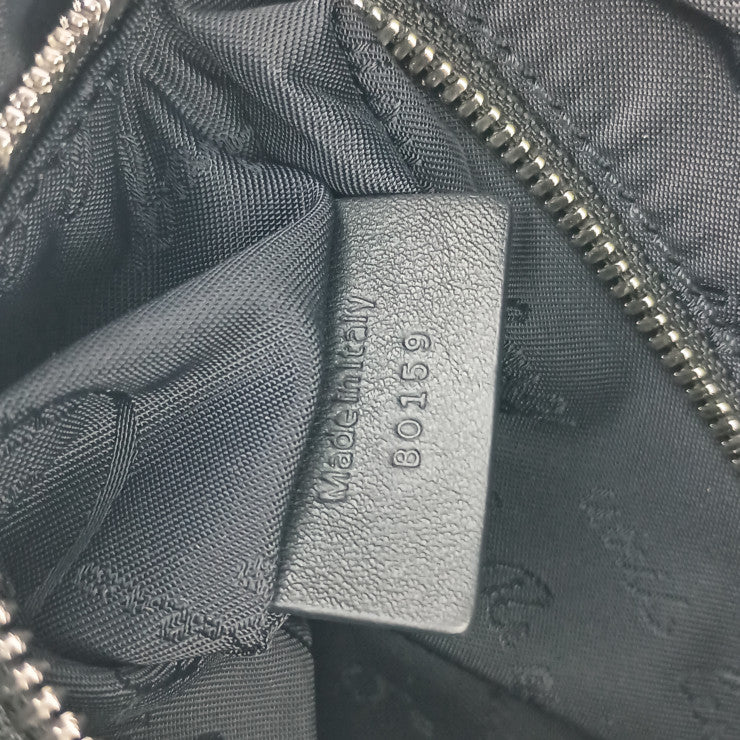 Berluti ベルルッティ ウエストバッグ ブラック マルチカラー系 ナイロン レザー ユニセックス ボディバッグ シルバー金具 美品