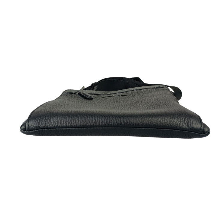 SALVATORE FERRAGAMO フェラガモ ショルダーバッグ クロスボディバッグ FZ-24 0131 ブラック系 カーフ メンズ メッセンジャーバッグ 美品