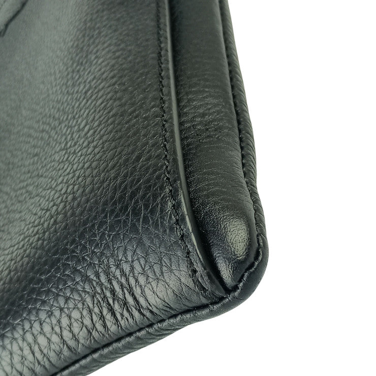 SALVATORE FERRAGAMO フェラガモ ショルダーバッグ クロスボディバッグ FZ-24 0131 ブラック系 カーフ メンズ メッセンジャーバッグ 美品