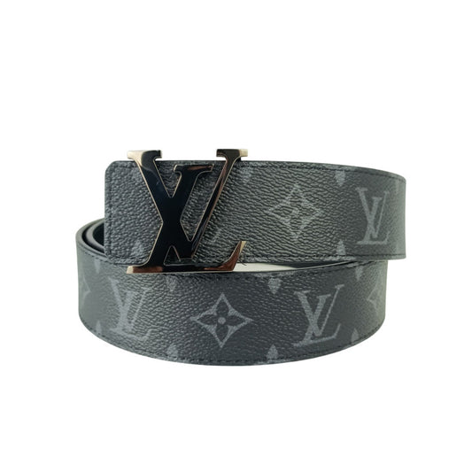 LOUIS VUITTON ルイヴィトン ベルト サンチュール M9043 ブラック系 モノグラムエクリプス メンズ 美品