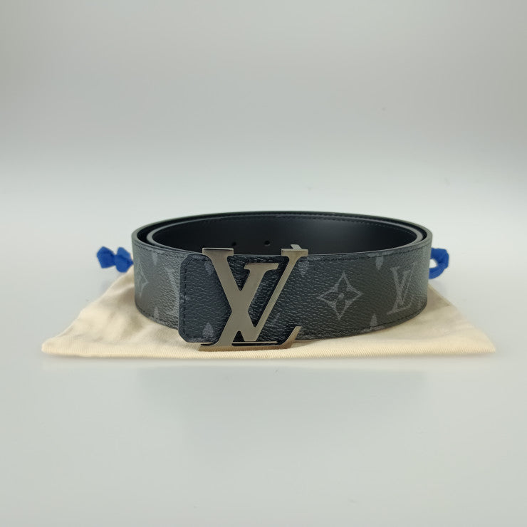 LOUIS VUITTON ルイヴィトン ベルト サンチュール M9043 ブラック系 モノグラムエクリプス メンズ 美品