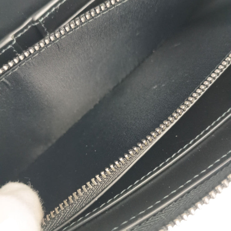 BURBERRY バーバリー 長財布 CHARCOAL CHECK チャコールチェック 8066839 チャコールグレー系 PVC レザー メンズ トラベルケース 美品