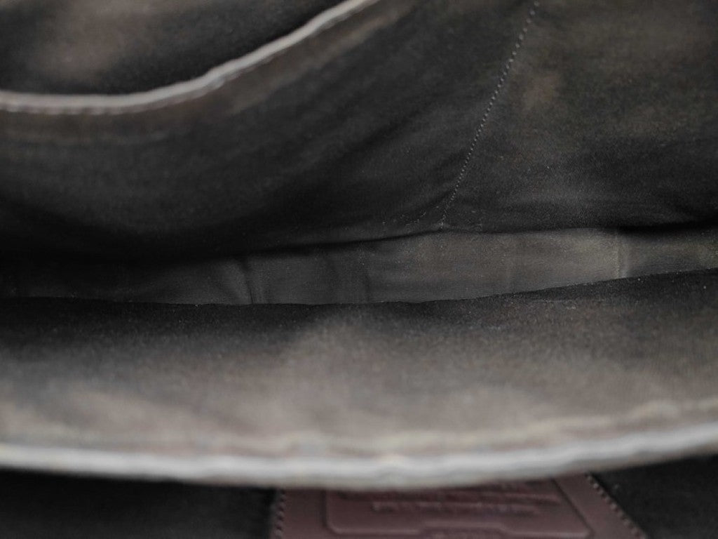 COACH コーチ ビジネスバッグ レキシントン F70662 ブラック系 ブラウン レザー メンズ ブリーフケース