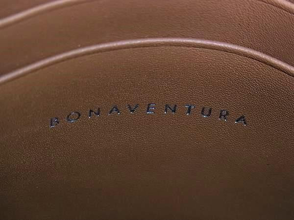 BONAVENTURA ボナベンチュラ ショルダーバッグ ミニ リア ブラウン系 シュリンクレザー ユニセックス ポシェット 超美品