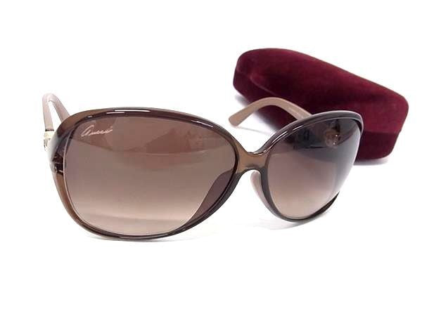 GUCCI グッチ サングラス ラブリーハート GG3792/F/S ブラウン系 プラスチック レディース アジアンフィット 美品