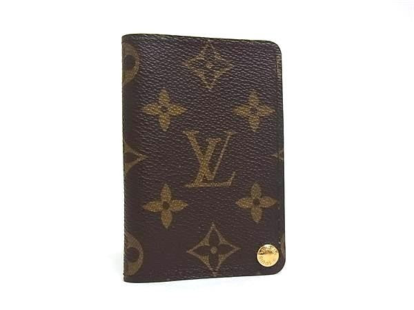LOUIS VUITTON ルイヴィトン カードケース モノグラム ポルトカルト クレディ プレッシオ M60937 ブラウン系 PVC レザー ユニセックス 名刺入れ パスケース 美品