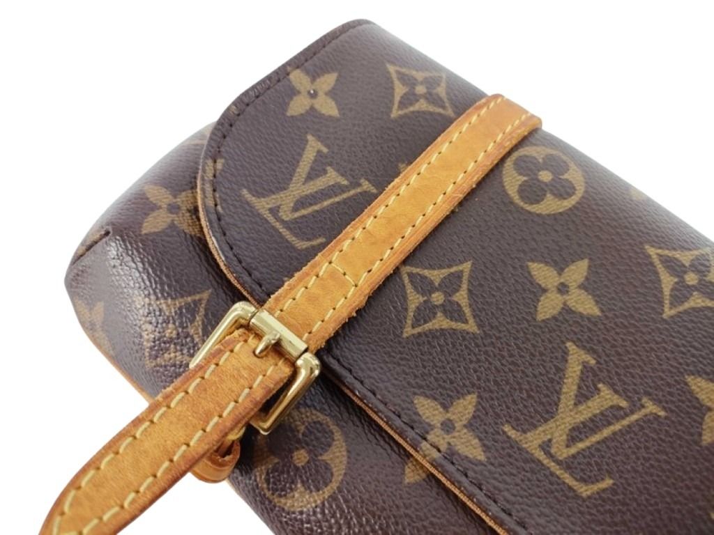 LOUIS VUITTON ルイヴィトン クラッチバッグ ポシェット マレル M51159 ブラウン系 モノグラム ユニセックス ウエストバッグ ゴールド金具 美品