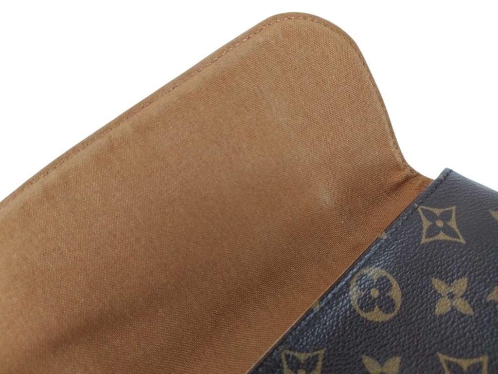 LOUIS VUITTON ルイヴィトン クラッチバッグ ポシェット マレル M51159 ブラウン系 モノグラム ユニセックス ウエストバッグ ゴールド金具 美品