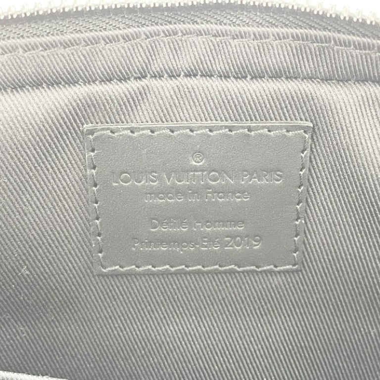 LOUIS VUITTON ルイヴィトン ショルダーバッグ ユティリティ･フロントバッグ M44468 ブラウン ブラック系 モノグラム メンズ 美品