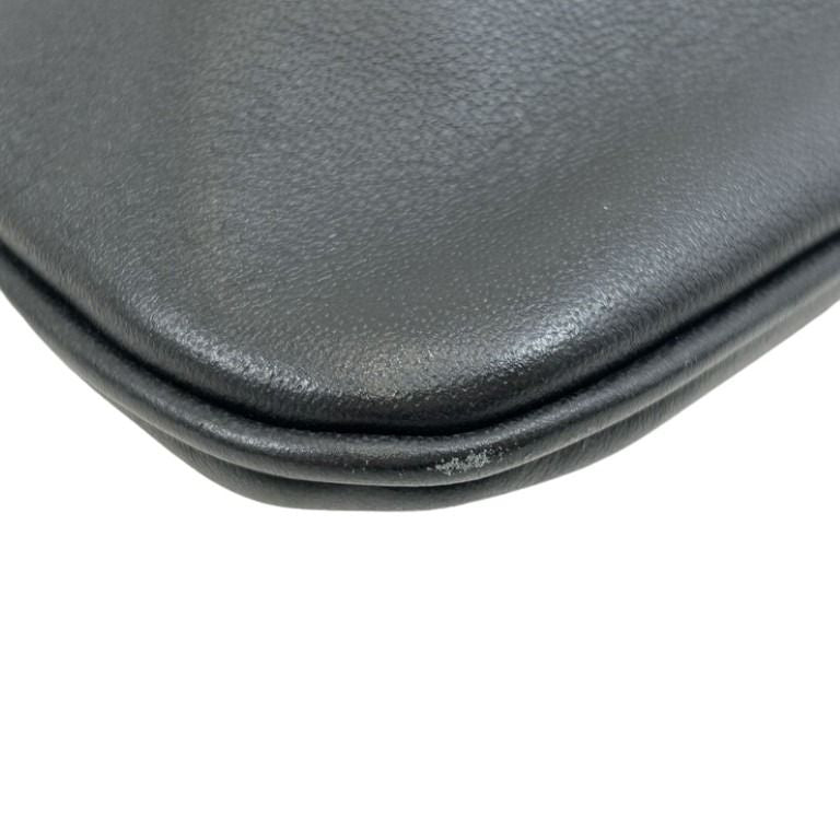 dunhill ダンヒル ショルダーバッグ ブラック系 レザー メンズ シルバー金具 美品