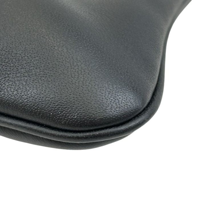 dunhill ダンヒル ショルダーバッグ ブラック系 レザー メンズ シルバー金具 美品