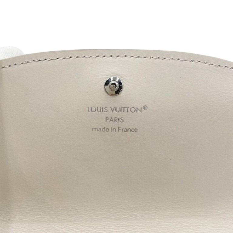 LOUIS VUITTON ルイヴィトン 三つ折り財布 ポルトフォイユ･イリスXS M25640 ドリームベージュ系 マヒナ レディース コンパクト シルバー金具 超美品