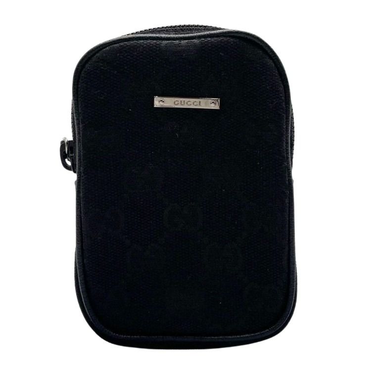 GUCCI グッチ シガレットケース GGキャンバス 115249 ブラック系 キャンバス ユニセックス 美品