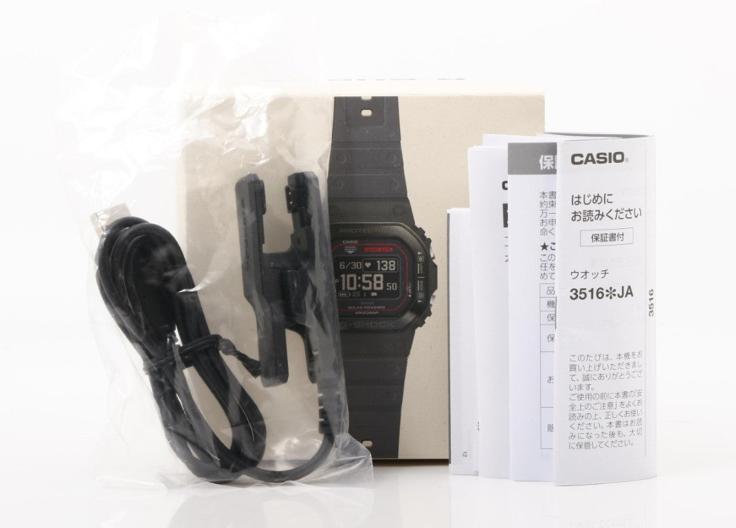 CASIO カシオ 時計 G-SHOCK G-SQUAD 5600 SERIES DW-H5600MB-1A4JR ブラック系 樹脂／ステンレススチール 樹脂バンド メンズ デジタル 超美品