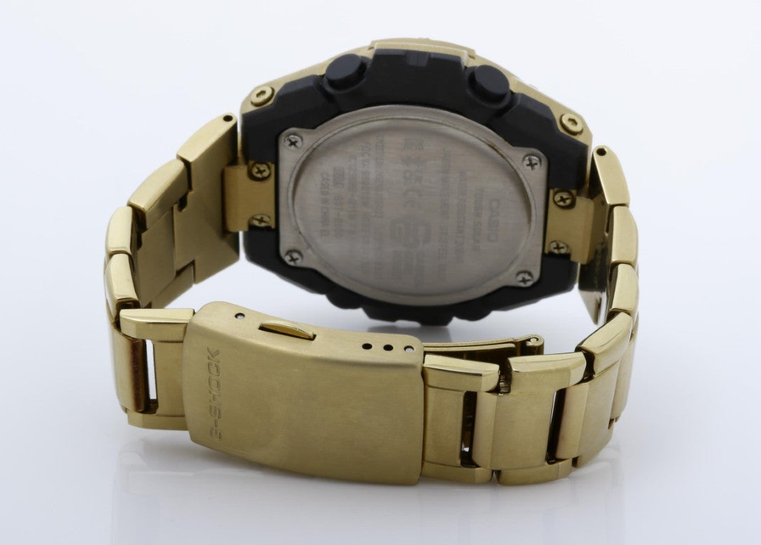 CASIO カシオ 時計 G-SHOCK G-STEEL GST-B500 Series GST-B500GD-9AJF ブラック ゴールド系 樹脂／ステンレススチール メンズ アナデジ 美品