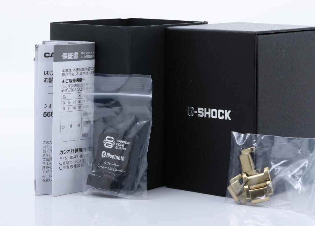 CASIO カシオ 時計 G-SHOCK G-STEEL GST-B500 Series GST-B500GD-9AJF ブラック ゴールド系 樹脂／ステンレススチール メンズ アナデジ 美品