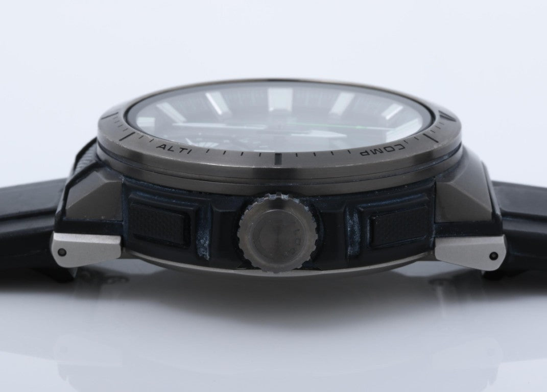 CASIO カシオ 時計 PRO TREK プロトレック Multifield Line PRW-70Y-1JF ブラック系 樹脂／ステンレススチール デュラソフトバンド（シリコーン樹脂） メンズ アナデジ 美品