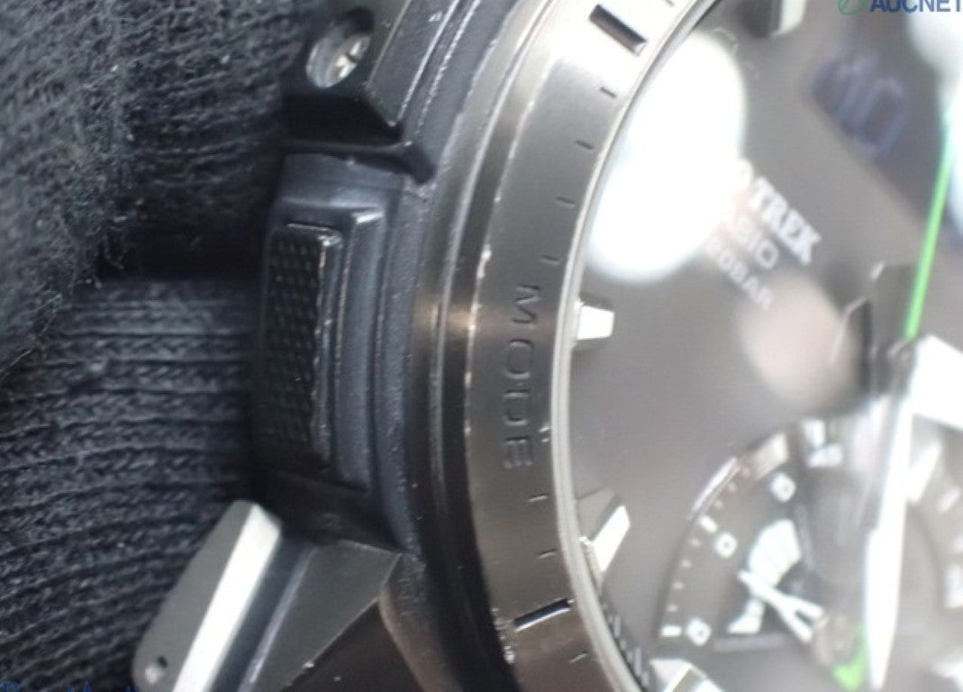 CASIO カシオ 時計 PRO TREK プロトレック Multifield Line PRW-70Y-1JF ブラック系 樹脂／ステンレススチール デュラソフトバンド（シリコーン樹脂） メンズ アナデジ 美品