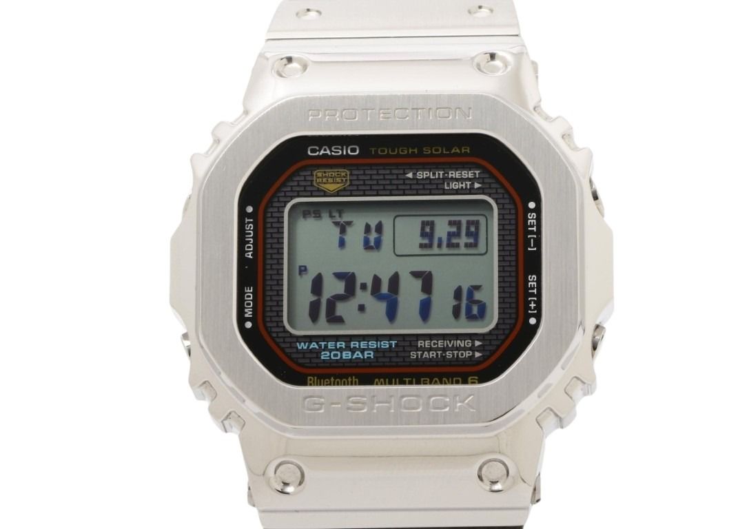CASIO カシオ 時計 G-SHOCK FULL METAL 5000 SERIES GMW-B5000D-1CJF ブラック シルバー系 ステンレススチール メンズ デジタル 美品