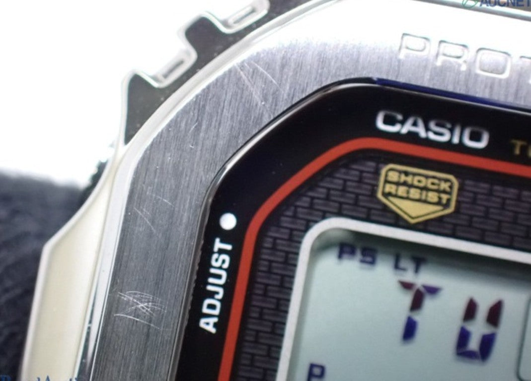 CASIO カシオ 時計 G-SHOCK FULL METAL 5000 SERIES GMW-B5000D-1CJF ブラック シルバー系 ステンレススチール メンズ デジタル 美品