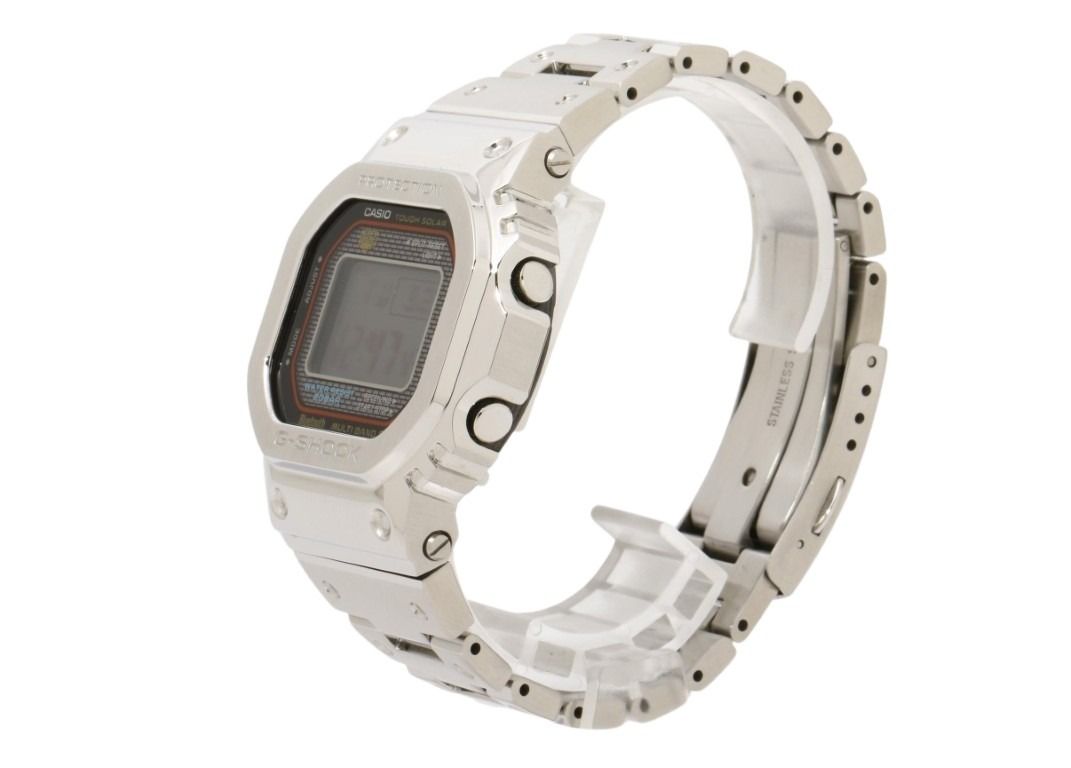 CASIO カシオ 時計 G-SHOCK FULL METAL 5000 SERIES GMW-B5000D-1CJF ブラック シルバー系 ステンレススチール メンズ デジタル 美品