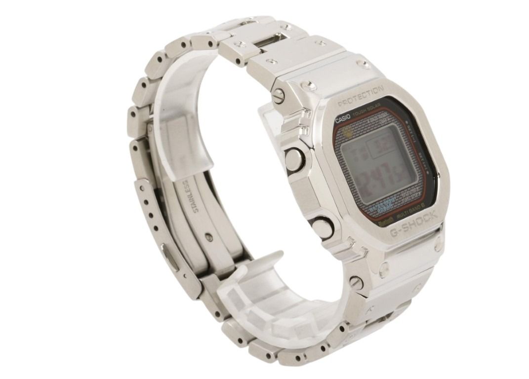 CASIO カシオ 時計 G-SHOCK FULL METAL 5000 SERIES GMW-B5000D-1CJF ブラック シルバー系 ステンレススチール メンズ デジタル 美品