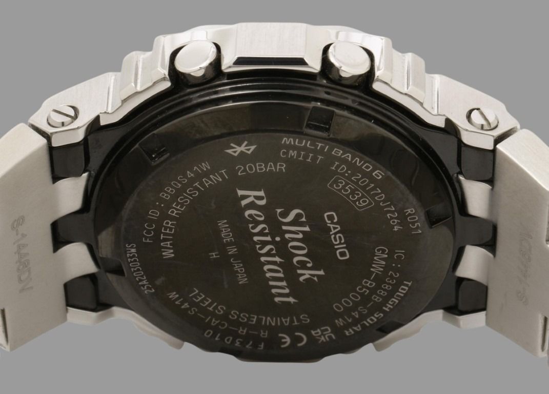 CASIO カシオ 時計 G-SHOCK FULL METAL 5000 SERIES GMW-B5000D-1CJF ブラック シルバー系 ステンレススチール メンズ デジタル 美品