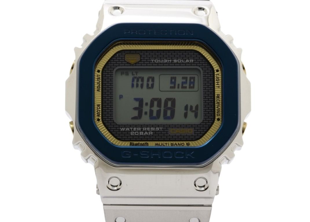 CASIO カシオ 時計 G-SHOCK カシオウオッチ50周年記念モデル FULL METAL 5000 SERIES GMW-B5000SS-2JR ブラック シルバー系 ステンレススチール メンズ デジタル 超美品