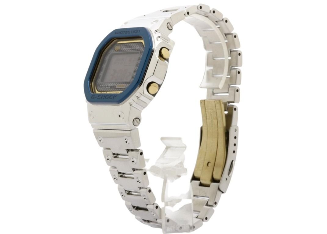CASIO カシオ 時計 G-SHOCK カシオウオッチ50周年記念モデル FULL METAL 5000 SERIES GMW-B5000SS-2JR ブラック シルバー系 ステンレススチール メンズ デジタル 超美品