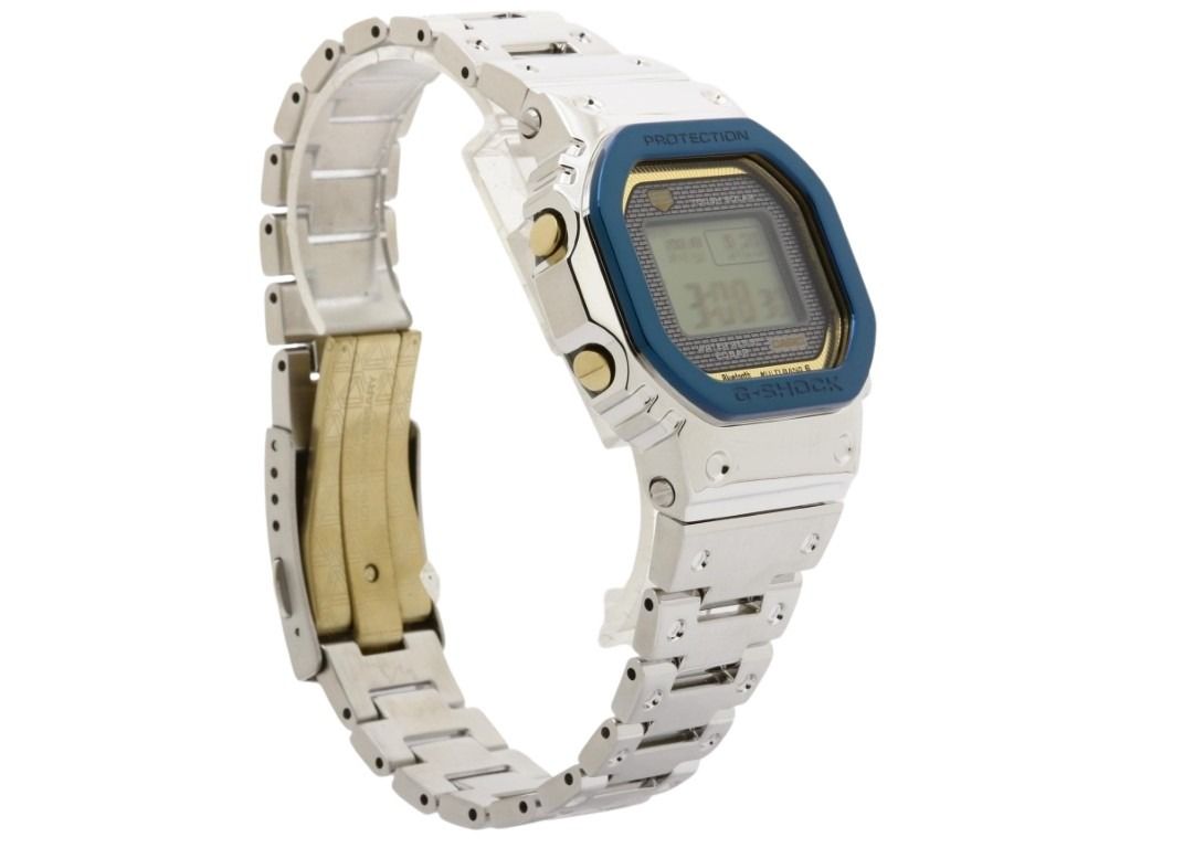 CASIO カシオ 時計 G-SHOCK カシオウオッチ50周年記念モデル FULL METAL 5000 SERIES GMW-B5000SS-2JR ブラック シルバー系 ステンレススチール メンズ デジタル 超美品