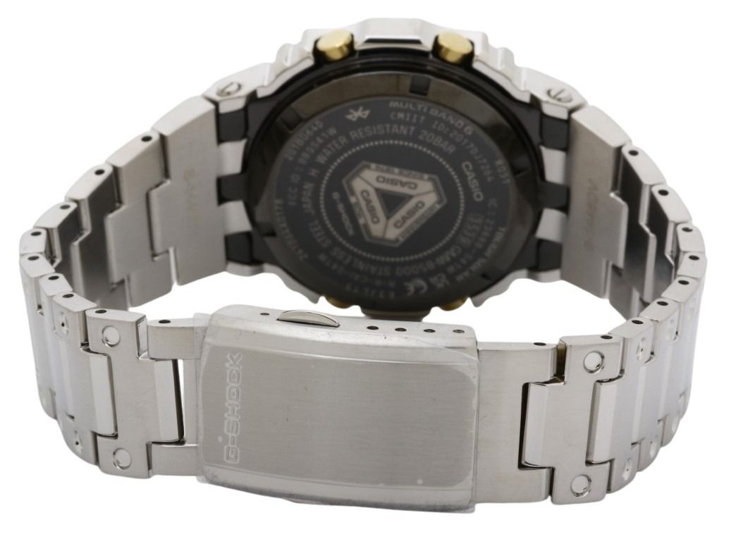 CASIO カシオ 時計 G-SHOCK カシオウオッチ50周年記念モデル FULL METAL 5000 SERIES GMW-B5000SS-2JR ブラック シルバー系 ステンレススチール メンズ デジタル 超美品