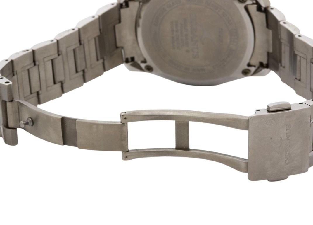 CASIO カシオ 時計 OCEANUS オシアナス OCW-S2000P-2AJF ブルー シルバー系 チタン メンズ アナログ 美品