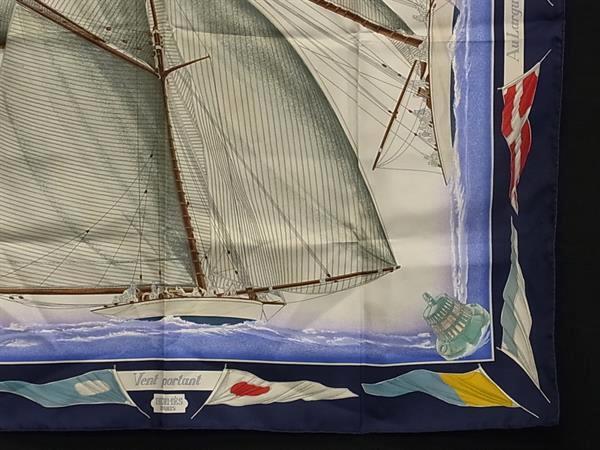 HERMES エルメス スカーフ カレ90 マルチカラー シルク100% レディース Laisser porter 美品