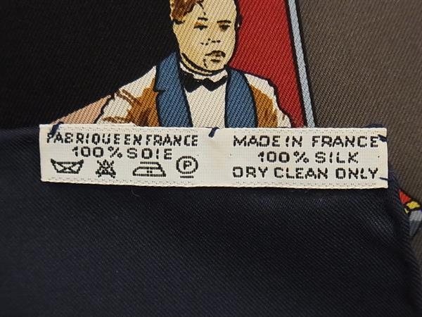 HERMES エルメス スカーフ カレ90 マルチカラー シルク100% レディース THE ORLEANS NEWORIGINAL CREOLE JAZZ 1923 美品