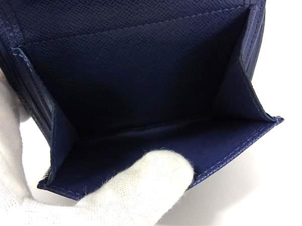 LOUIS VUITTON ルイヴィトン 財布 ポルトビエ コンパクト M63555 トレドブルー エピ ユニセックス 二つ折り 財布 美品