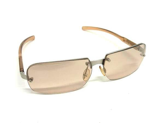 PRADA プラダ サングラス SPR 69C オレンジ クリアオレンジ プラスチック ユニセックス 美品