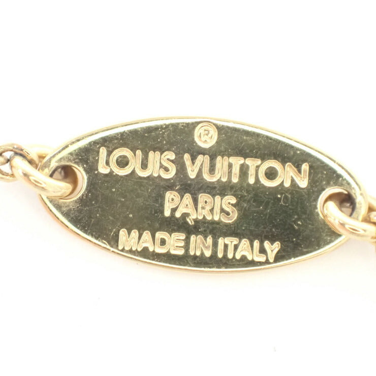 LOUIS VUITTON ルイヴィトン ペンダント ネックレス LV&ME S M61074 ゴールド メタル レディース 美品
