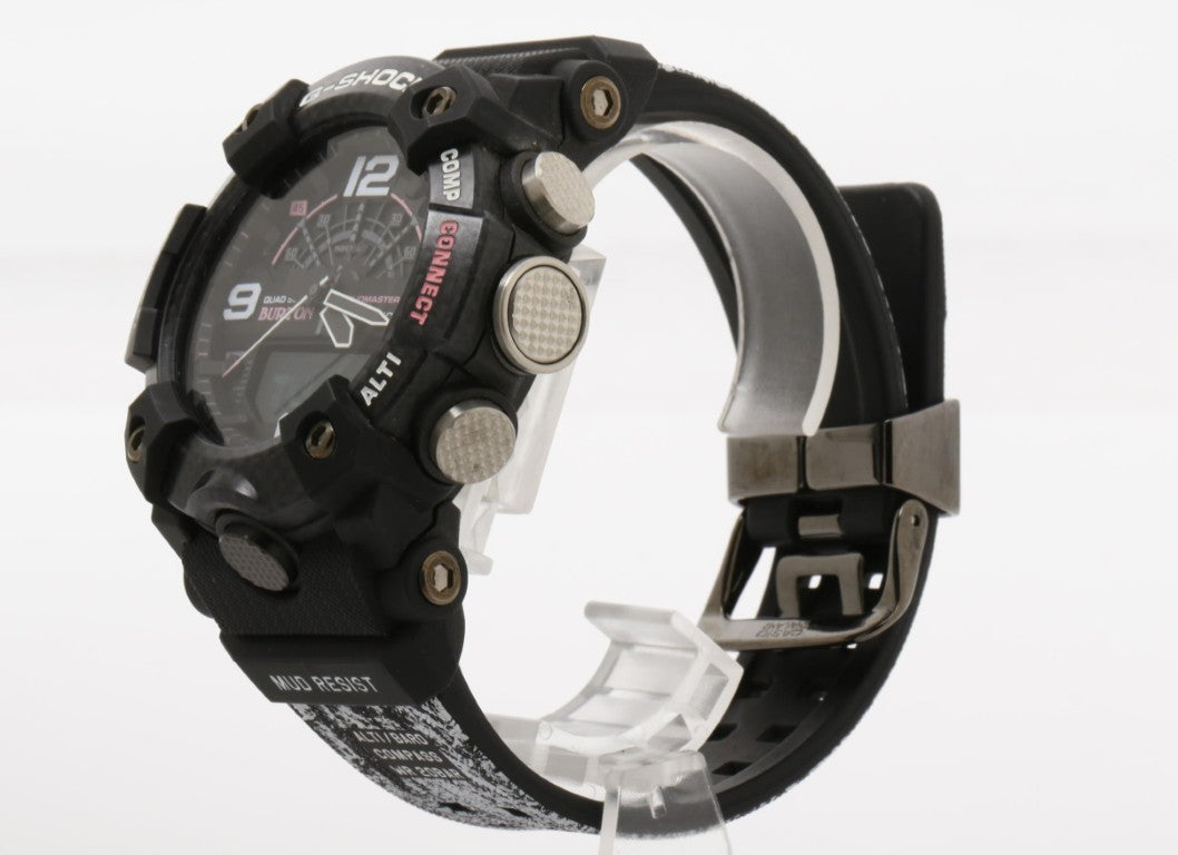 CASIO カシオ 腕時計 G-SHOCK MASTER OF G - LAND MUDMASTER GG-B100BTN-1AJR ブラック系 カーボン／樹脂 メンズ BURTONコラボ アナデジ 超美品