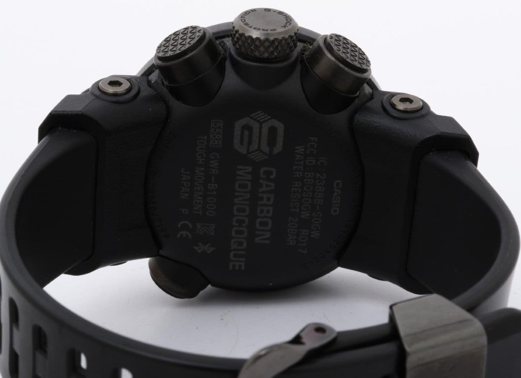 CASIO カシオ 腕時計 G-SHOCKMASTER OF G - AIR GRAVITYMASTER GWR-B1000-1A1JF ブラック系 カーボン／カーボンファイバーインサートバンド メンズ アナログ 美品