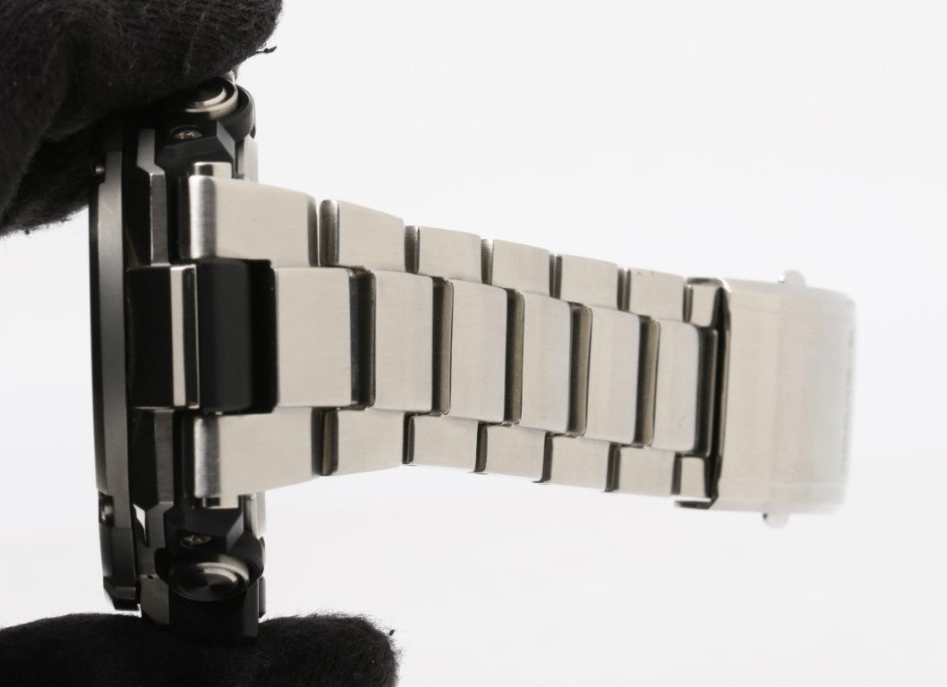 CASIO カシオ 腕時計 G-SHOCK G-STEEL GST-B100 Series GST-B100D-1AJF ブラック シルバー系 樹脂／ステンレススチール メンズ アナログ 美品