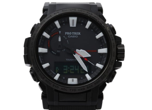 CASIO カシオ 腕時計 PRO TREK プロトレック Climber Line PRW-61Y-1BJF ブラック系 樹脂（バイオマス）／ステンレススチール メンズ アナデジ 美品